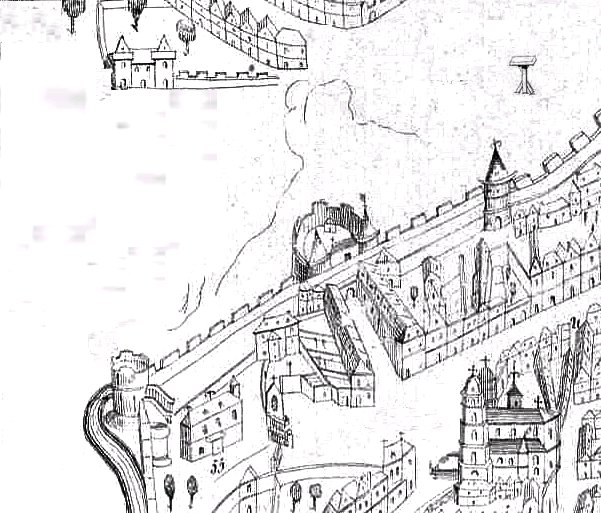 Fichier:Plan de 1616 (Porte Mordelaise).jpg