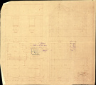 Plan façade et intérieur - Archives de Rennes, 799W173