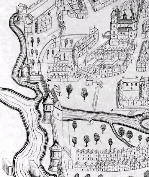Fichier:Plan de 1616 (St Pierre - Poterne St Yves).jpg