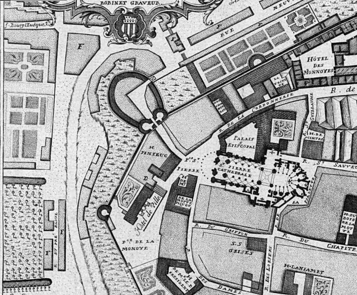Fichier:Plan de 1726 (Porte Mordelaise - St Pierre).jpg