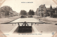 Quai du canal d'Ille et Rance. Carte postale "Toute la Bretagne" Collection Andrieu / Collas 341. Coll. YRG er AmR 44Z0867