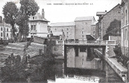 Les Moulins de Saint-Hélier, vus depuis le quai richemond