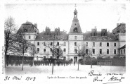 Lycée de Rennes. Cour des Grands. De Jongh, phot. Neuilly-Paris. Voyagé 1903. Coll. YRG