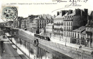 Perspective des quais. Les ponts Neuf, Nemours et Berlin. Déchelette 197, écrite 1905. Coll. YRG et AmR 44Z0929