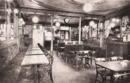 Chez Métayer, Café-Brasserie de la Poste, 1, Quai Lamennais. Coll. YRG