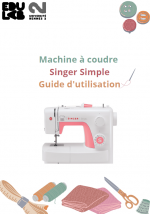 Page de garde du guide d'utilisation de la machine à coudre