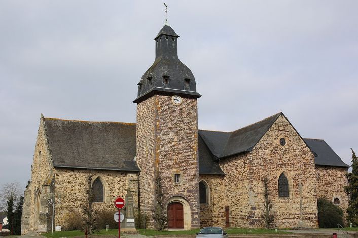 Photo de l'église de Saint-Gilles aujourd'hui.