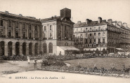 La Poste et les Jardins. Lévy et Neurdein Réunis (LL 62). Coll. YRG et AmR 44Z1441.