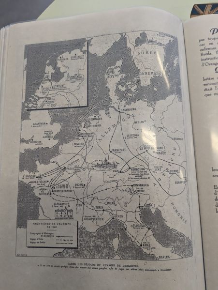 Fichier:Carte des séjours et voyages de Descartes en Europe.jpg