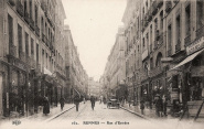 Rue d'Estrées. Carte postale Le Déley (ELD 162). Coll. YRG et AmR 44Z1264