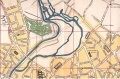 Le plan de Rennes des éd. J. Larcher de 1939 situe encore le Moulin de Trublé, en haut au centre