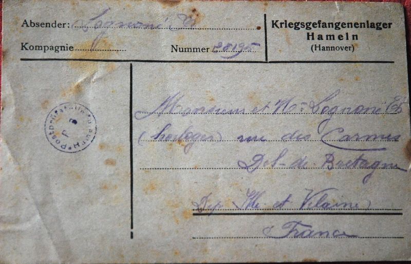Fichier:Correspondance de Théophile Lognoné, prisonnier de guerre en Allemagne.jpg