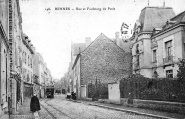 Rue et Faubourg de Paris. Carte postale Le déley (ELD 148) voyagé 1919. Coll. YRG et AmR 44Z1252