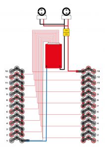 Schéma de cablage des cellules